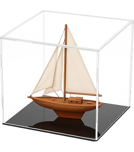 Boîte D'exposition Acrylique Transparente Pour Figurines - Avec Porte Magnétique Et Autocollants - 30x17x23.5 Cm