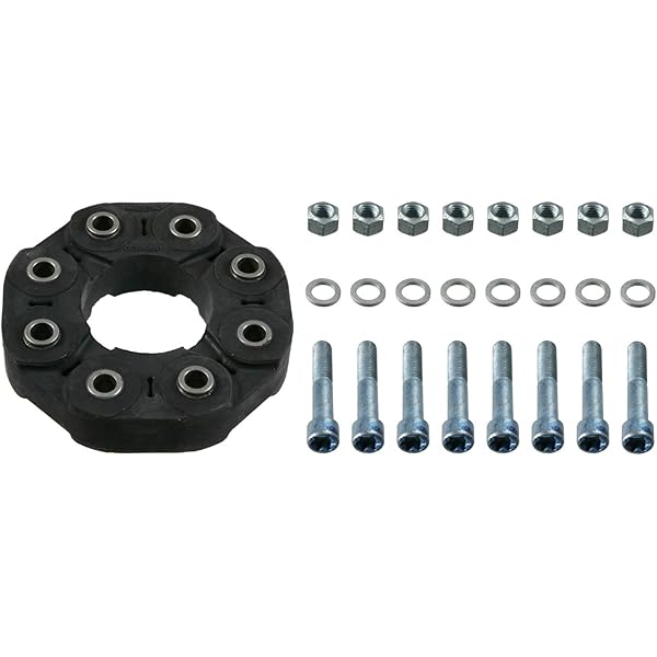 febi bilstein 43493 Flexible Coupling Kit for propshaft, pack of  