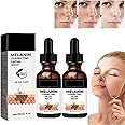 Melanin Correcting Facial Serum,Dark Spot Corrector Daily Face Serum,Dark Spot Correcting Glow Serum,Anti-Aging Facial Serum for Men and Women (2 Pcs)