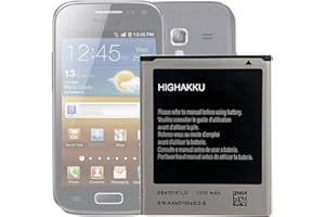 HIGHAKKU Ersatzakku kompatibel mit Samsung Galaxy Ace 2 i8160 / S3 Mini GT-I8160 / GT-I8190 /Galaxy Trend S7560 ; Galaxy S DuoS S7562 EB425161LU EB-F1M7FLU