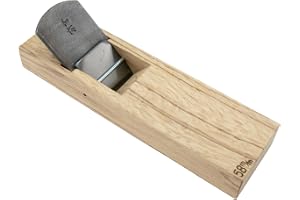 Wazakura Japansk handhyvel tillverkad i Japan manuellt Kanna blockhyvel för träbearbetning, utjämning, efterbehandling, snickarverktyg (58 mm)