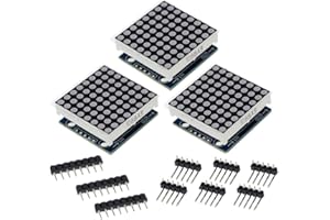 HiLetgo 3pcs Dot Matrix Module MCU Control Microcontroller for Arduino DIY