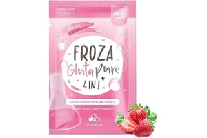 ALIZÉE SPA Froza Gluta Pure Natural & Organic Glutathione Coenzyme Q10 Vitamin C & Alphalipoic Acid Straberry Extract Flavoured Capsules - 60 Capsules