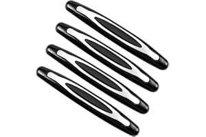 Lotsdonxia 4-Pack Car Door Edge Protectors Shock-Absorbing Bumper Strips for Enhanced Anti-Collision and Scratch Resistance (Black)