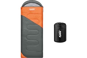 Pystuvo Sleeping Bag for Adults,4 Season Sleeping Bag,Lightweight,Waterproof Indoor & Outdoor Use,Comfortable Sleeping Sackfor Kids,Teens & Adults for Hiking,Backpacking and Camping