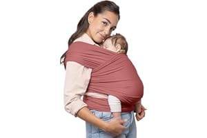 Fular Elástico Portabebé Ergonómico Boba Wrap (Dusty Pink)