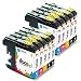 Produktbild Ilooxi 10x Druckerpatronen kompatibel für Brother LC-223 XL LC-223XL LC223 XL LC223XL für Brother MFC-J5320DW MFC-J5620DW MFC-J5720DW DCP-J4120DW MFC-J4420DW MFC-J4620DW DCP-J562DW MFC-J480DW Drucker Tintenpatronen (4x Schwarz, 2x Cyan, 2x Magenta, 2x Yellow)