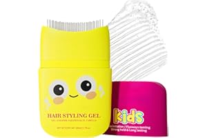 gowwim Dinosaur Kids Hair Gel and Finishing Stick with Comb Integration, Natural Ingredients for Edge Control and All Hairstyles