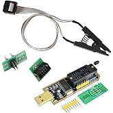 ACEIRMC Organizer SOIC8 SOP8 Flash Chip IC Test Klipsleri Soket Adpter Programlayıcı BIOS + CH341A 24 25 Serisi EEPROM Flash 