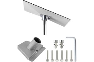 SXKBYQ Kompatybilny z Starlink Mini Gen 3 uchwyt, zestaw montażowy i płyta V3 - w zestawie adapter rurowy do łatwej instalacji