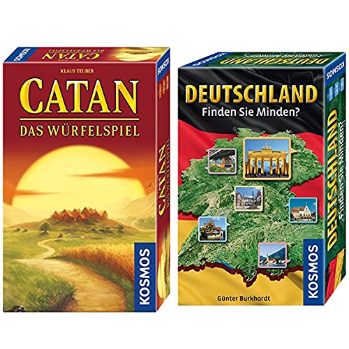 KOSMOS 2er Set 711412 699093 Deutschland – Finden Sie Minden? + Catan – Strategiespiel KOSMOS 2er Set 711412 699093 Deutschland – Finden Sie Minden? + Catan – Strategiespiel