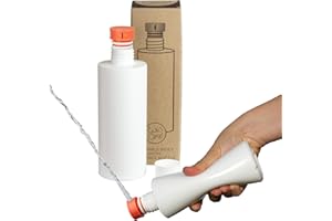 CULOCLEAN.COM CuloClean Bidé De Mano con Botella (330ml) para WC. Hecho en España. El bidet portátil más discreto. Ducha sanitaria, de viaje, tapón acoplable a cualquier botella de plástico (Coral)