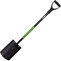Kabelspade met gepolijst blad en zeer sterke fiberglas T-steel | Bouwmachines