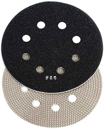 Specialty Diamond BRTD660 60 Grit 6" Thin Electroplated Dry Pad for Orbital Sanders