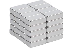 OCEUMAOA 40Piezas Imanes Pequeños Imanes Neodimio Potentes Rectangulares Magnet 10x5x3mm para Manualidades Refrigeradores de Pizarra Magnética