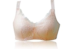 Sendyou ES66 Sostén con Bolsillos para Mujer Brasier mastectomía para protesis de Mama Hermoso Encaje