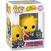 Funko Pop! &amp; Buddy: Simpsons 1- Lisa Simpson &amp; SB​ - The Simpsons - Koleksiyon Vinil Fig&uuml;r - Hediye Fikri - Resmi &Uuml;r&uuml;nler - T