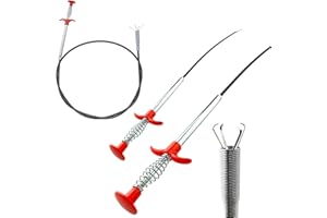 BITEFU xianzhanEU - Set di 3 pinze per artigli flessibili, adatte per lavori in spazi ristretti, cucina, lavandino, bagno (60 cm/90 cm/200 cm)