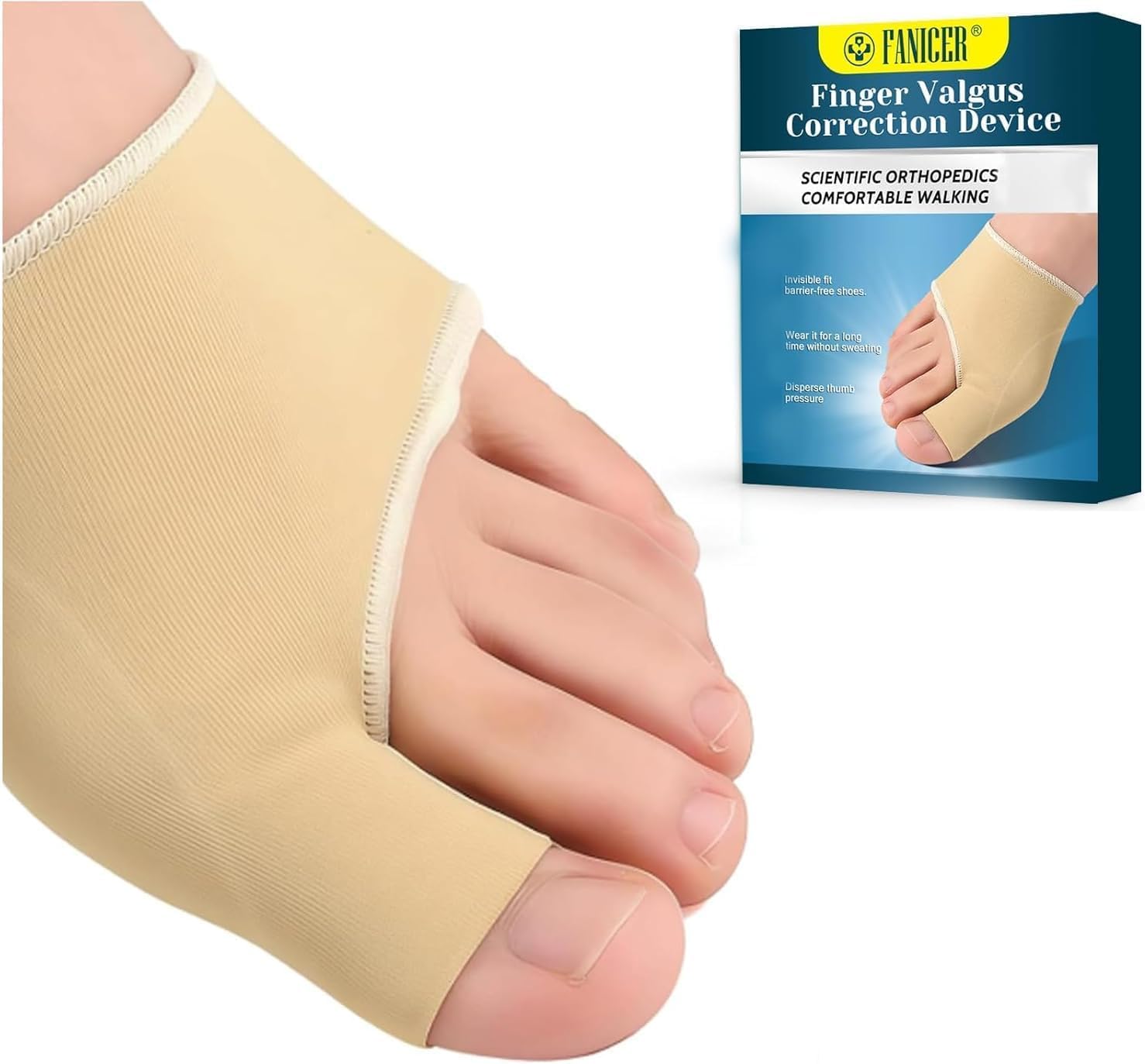 Prise en Main & Utilisation au Quotidien : 1 Paire De Chaussettes Correctrices Hallux Va