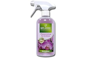 BIPLANTOL® Orchideen - 500ml Sprühflasche | natürliche Orchideen Pflege für Blühfreudigkeit & Vitalität | Orchideen Spray, anwendungsfertige Sprühlösung ohne Kalkrückstände