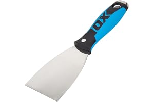 OX OX-P013207 Pro skarvkniv-76 mm kniv, flerfärgad, 76 mm | Flexibelt blad, komforthandtag, metallhammare, tejp och lera