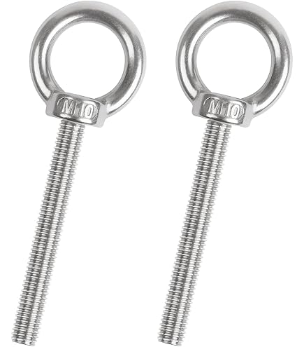 Ringbolzen / Augbolzen mit Kragen, Edelstahl, M10x60 Ringbolzen / Augbolzen mit Kragen, Edelstahl, M10x60