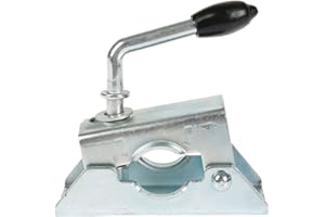 Spotlight - Bride remorque, Collier à charnière pour Roue Jockey diamètre 34mm - Convient pour Tous Types de Roue Jockey - Permet de Fixer Votre Roue Jockey sur Votre remorque - Livrée sans visserie