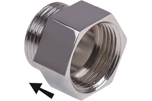 GASTROTEILESHOP Rückflussverhinderer Ausgang AG Eingang IG 3/4' Länge 20mm