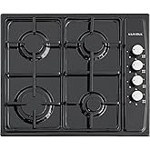 Luxell Lx-420F 4-Eye Safety Set Top Black Cooker-Lpg