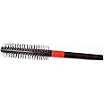 Barbers Vintage Quiff Roller Styling Brush For Men Black/Red