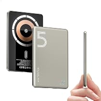 Kuulaa Bateria Externa Magnetica Ultra Slim 5000mAh, PD 20W Power ...