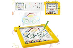 Shengou Tablero Magnético de Dibujo,Grande Pizarra Magica,Pizarra Magica Infantil,Magnetisches bohnen zeichenbrett,Magnetic Drawing Board for Kids,Pizarra Dibujo magnetica Infantil