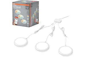 OSRAM SMART+ WiFi underskåpsljus, vit, 6,5W, 375lm | SMART+ Wifi Undercabinet Round, Indoor Wall Lighting, Wit, 83 mm dia, 25