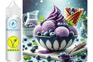 ‎SASAMI Heidelbeere Blaubeere Eiscreme Aroma Konzentrat - Vegan - Sasami - 10ml