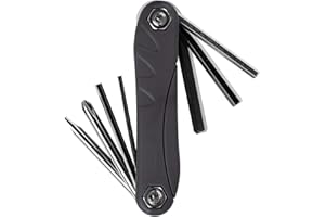 CYCLO Multi Tool - Includes 2 mm, 3 mm, 4 mm, 5 mm & 6 mm Hex and Flat & Phillips Screwdrivers - Suitable for Bike Maintenance