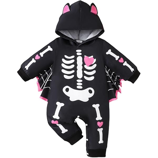 Baby Fledermaus Kostüm 3-teilig - Weicher Fleece-Strampler Mit Flügelhut