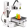 Small 3D Printer for Beginner, Frequency Division Multiplexing 3D Printer, High Accuracy Rapid Heating And Printing Compact 3D Printing Machine for Education (UK Plug)