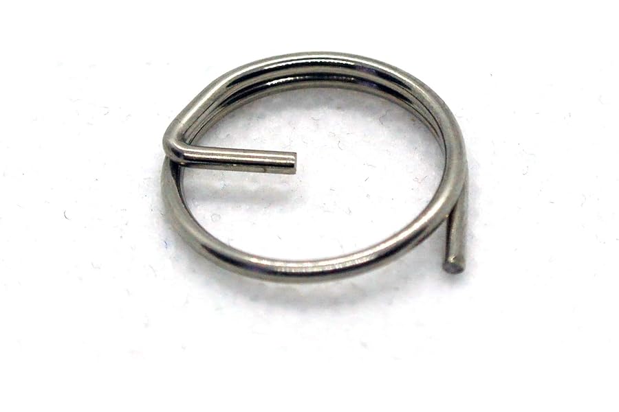 5 x Cotter Split Rings Marine Grade A4 Stainless Steel 316 (1.5mm Thick x 19mm Outer D)