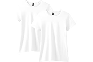 Gildan Koszulka Kobiety Fitted Cotton T-shirt, 2-pack (2 w zestawie)