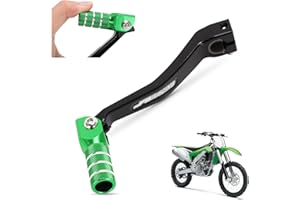 USTPO Motorrad Schalthebel Schalthebel Pedal CNC Aluminium Fit für KX450F 2009 2010 2011 2012 2013 2014 2015 2016 2017 2018 Motorrad – Grün