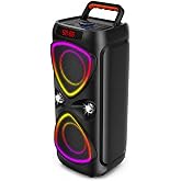 HEPU HP-116 Taşınabilir Bluetooth Hoparl&ouml;r &ndash; 2&times;4&rdquo; Hoparl&ouml;r 15W G&uuml;&ccedil; RGB Işık TWS Destekli
