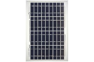 Lowenergie 10W Poly-Crystalline Solar Panel Premium Quality PV Photo-Voltaic Panel. for Caravans, Motorhomes, Boats & Any Flat Surface