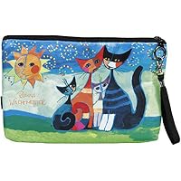 Fridolin Kosmetiktäschchen – Gustav Klimt Motiv, 19x13 Cm, Polyester, Bunt