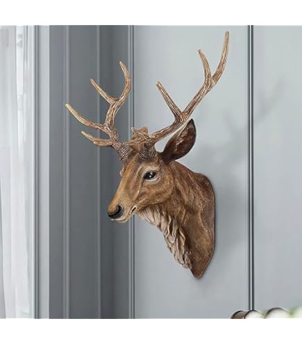 希少 Acq deer skull 　壁掛け　コンクリート製オマケ付き 512YwdGw40L._AC_UF350,