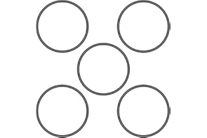 Othmro Guarnizione O-Ring, rondelle in gomma nitrile, diametro 57 mm, diametro 52,2 mm, larghezza 2,4 mm, guarnizione per rubinetto, riparazione rapida automatica - 10 pezzi