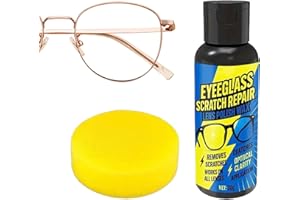 QUZENTE Lens Scratch Remover, Watch Screen Cleaner with Sponge, Polish Scratch Remover for Glass Watch Crystals, Scratches Removers Repair Tool, Glasses Polish, Great for Glasses Clocks and Screens