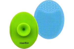 HieerBus Pulizia facciale Spazzola,Soft Silicone Face Scrub facciale per tutti i tipi di sci