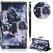 Produktbild Sony Xperia XZ1 Compact Handyhülle,Xperia XZ1 Compact Hülle,WIWJ PU Cover Case Leder Flip Wallet Schutzhülle [Gemalt Lanyard Lederhülle]Hülle für Sony Xperia XZ1 Compact-Zauberer