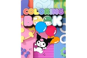 Coloring Book: High Quality Coloring Pages Perfect Gift Holidays for Children: KUROMI High Quality Coloring Pages Perfect Gift Holidays for Children: 1