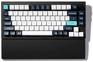 Keychron Silicone Palm Rest Black, Repose-Poignet Ergonomique pour Clavier mécanique V1 / V1 Max / V2 / V2 Max / Q9 / Q1 / Q1 Pro / Q1 HE / Q1 Max / Q2 / Q2 Pro / Q2 Max / P1 / P1 Pro